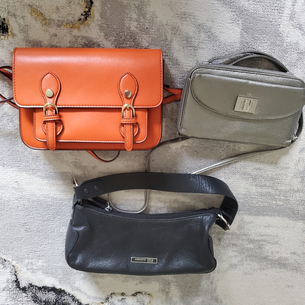 Bundle of purses bags
